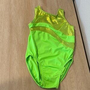 Green and Gold Leotard